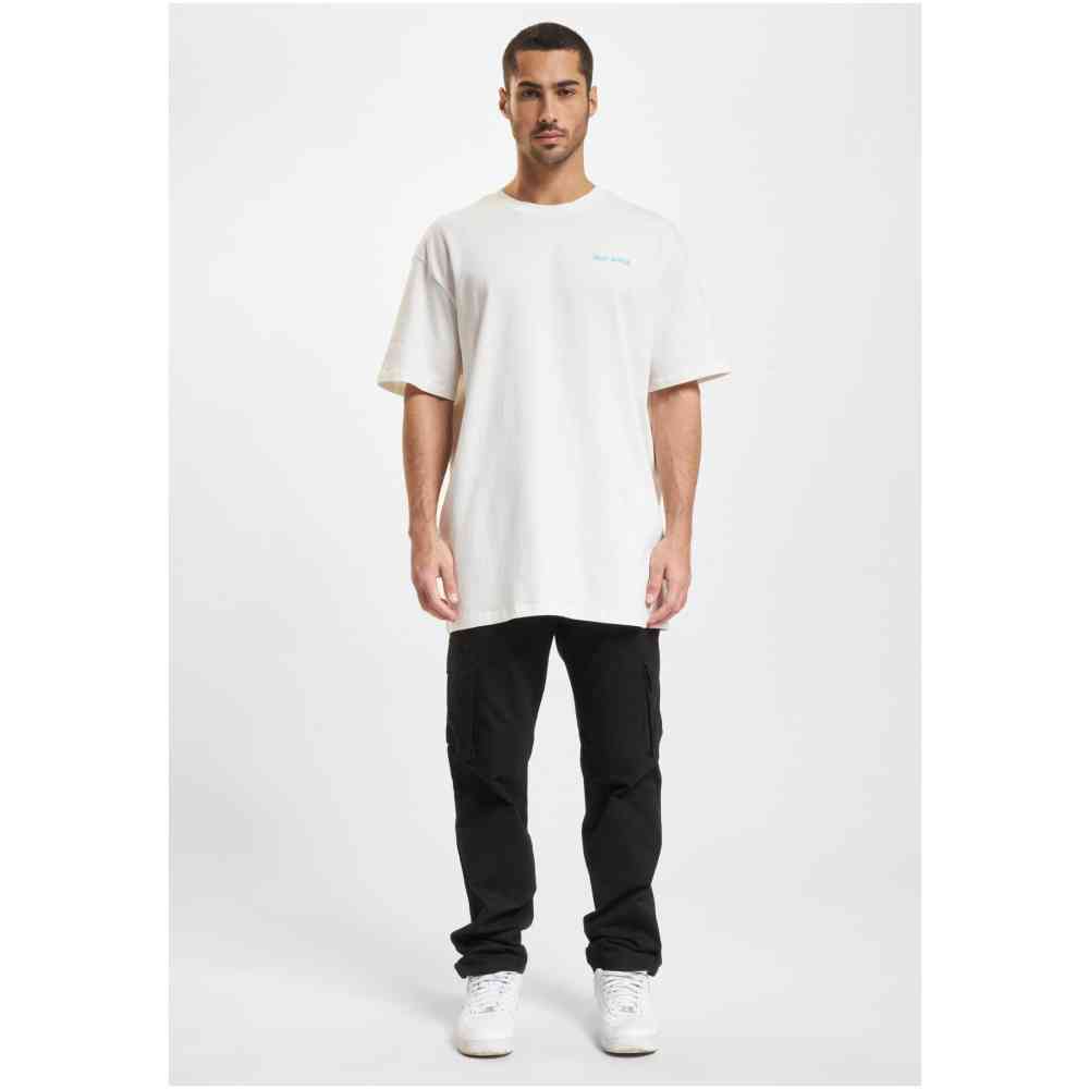 Just Rhyse - WavyPalms Heren Tshirt - Wit/Blauw